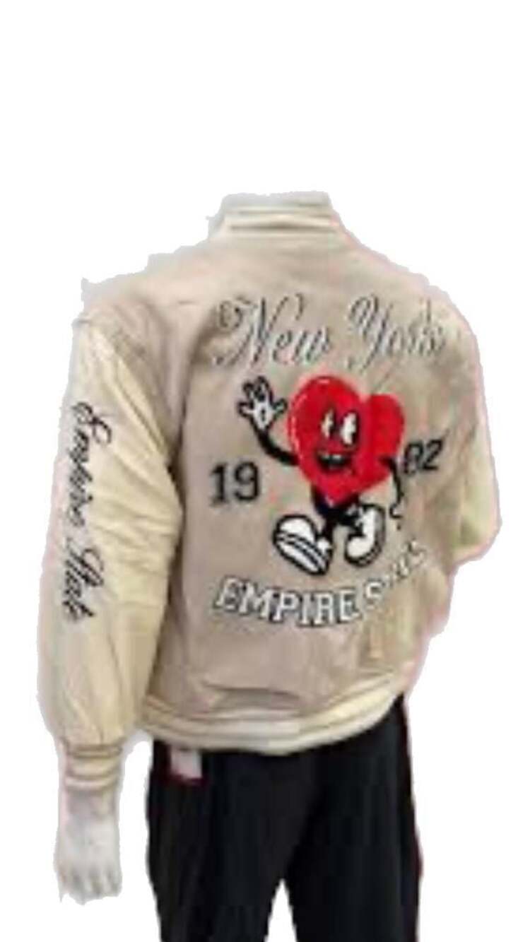 NWT Forever 21 New York Empire State Varsity Letterman Bomber Jacket